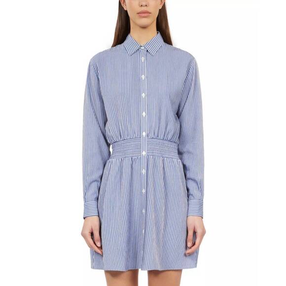 NEW THE KOOPLES stripe dress in blue/white